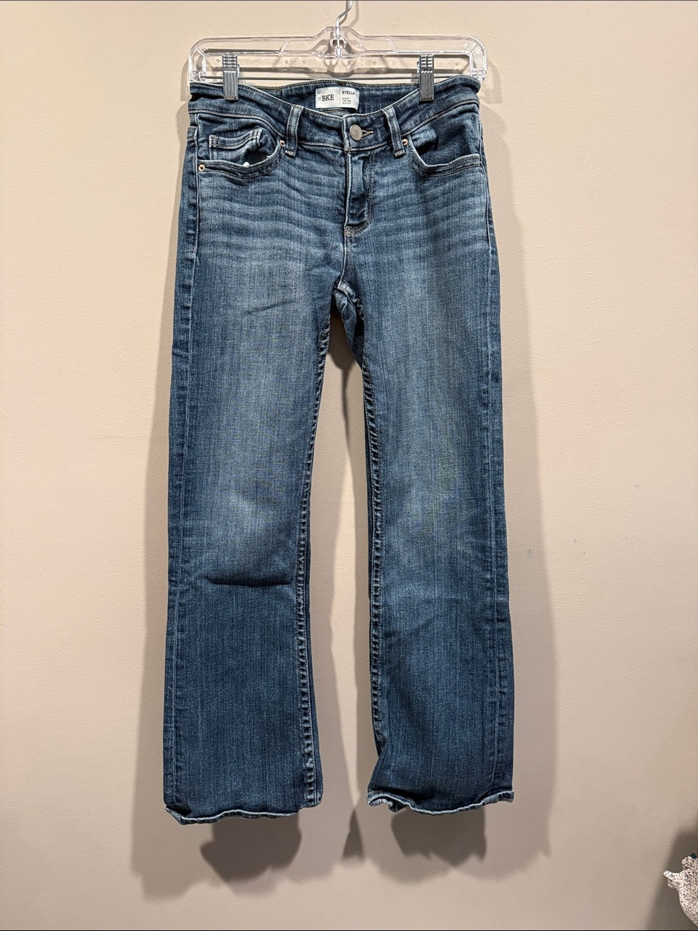 BKE Stella Slim Medium Blue Bootcut Jeans